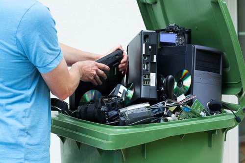 Secure document shredding service as part of office clearance