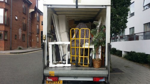 Recycled construction materials ready for reuse